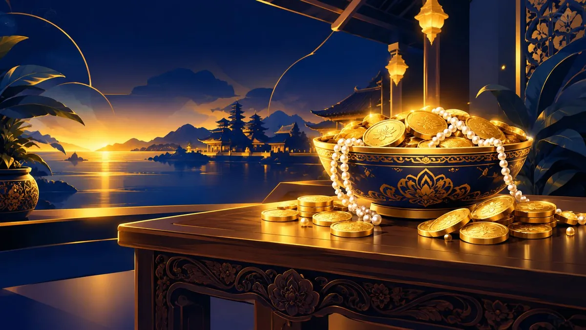 Ilustrasi golden casino — panduan Dompet Digital Hoki69
